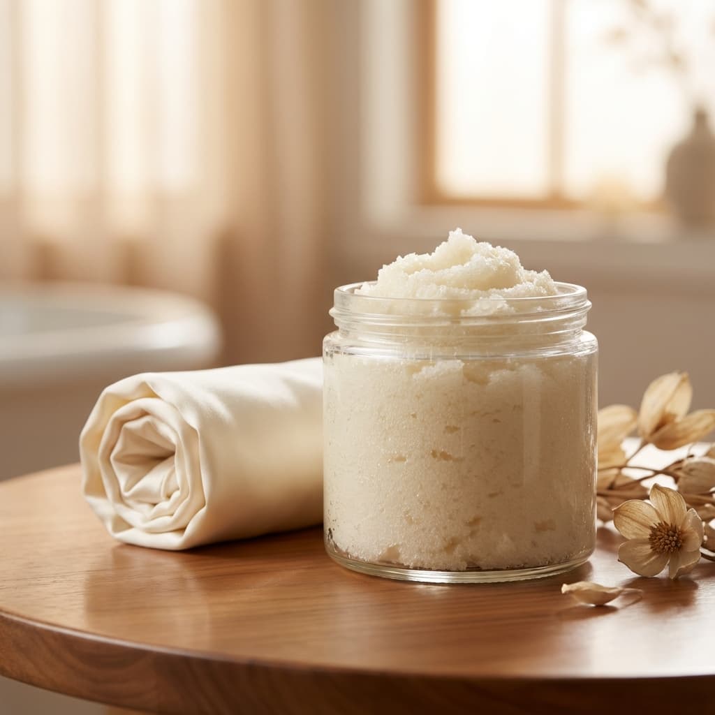 Ivory Silk Scrub